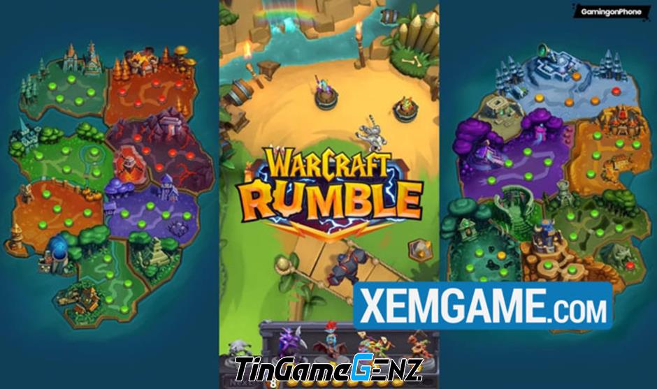 Ra mắt Warcraft Rumble - Game chiến thuật mới của Blizzard.