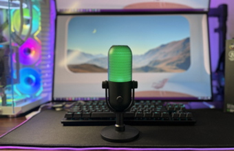 Razer Seiren V3 Chroma: Microphone hoàn hảo cho livestream và sản xuất nội dung chuyên nghiệp