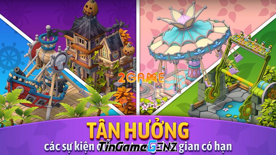 Roller Coaster Life Theme Park - Game mô phỏng xây dựng công viên, đăng ký sớm từ hôm nay