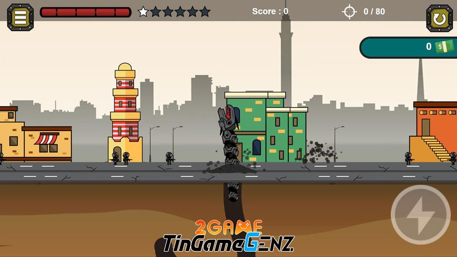 Sandworm Robot – Game nhập vai retro hoài cổ mê hoặc