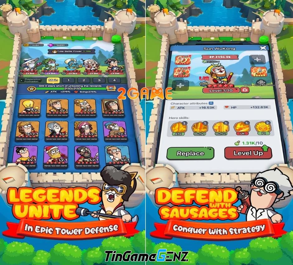 Sausage Tower Defense: Khám Phá Game Thủ Thành Độc Đáo Với Chủ Đề Xúc Xích!