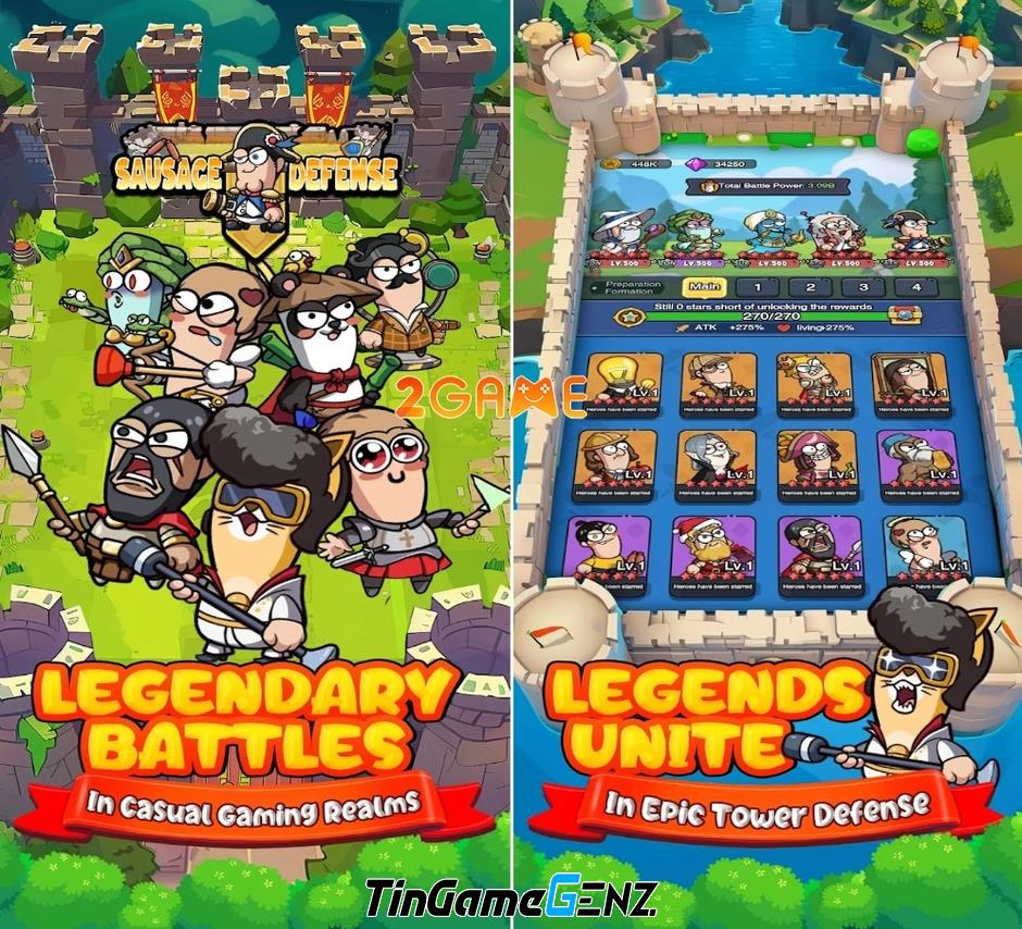 Sausage Tower Defense: Khám Phá Game Thủ Thành Độc Đáo Với Chủ Đề Xúc Xích!