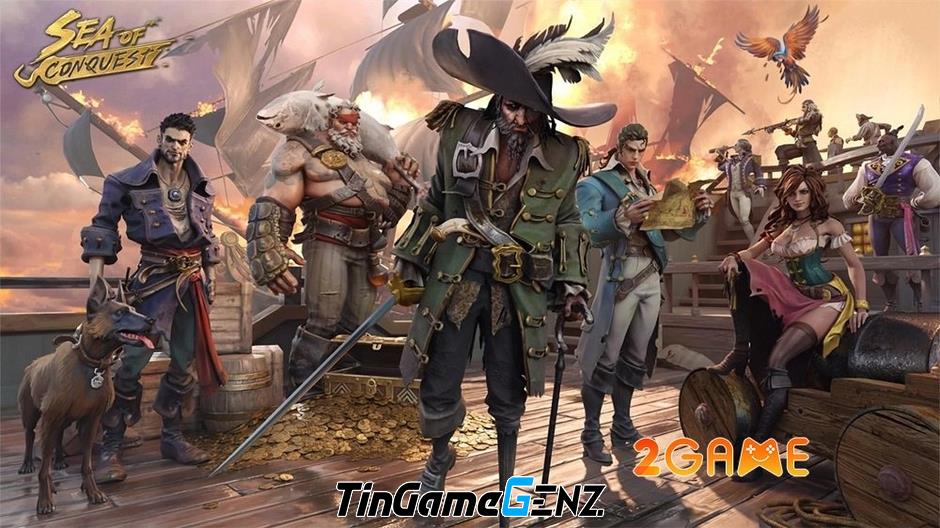 Sea of Conquest - Trò chơi AAA trên di động đã phát hành toàn cầu