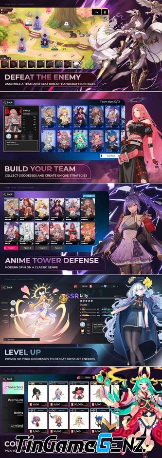 Shiba Wars - Goddess Defense: Kết hợp hấp dẫn giữa Tower Defense và Anime