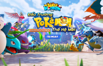 Siêu Học Viện 3D mở cửa Open Beta ngày hôm nay, hơn 100 Pokémon sẵn sàng để người chơi chiến đấu và thu phục.