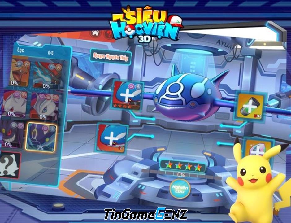 Siêu Học Viện 3D Pokémon - Game đấu tướng sắp ra mắt tại Việt Nam