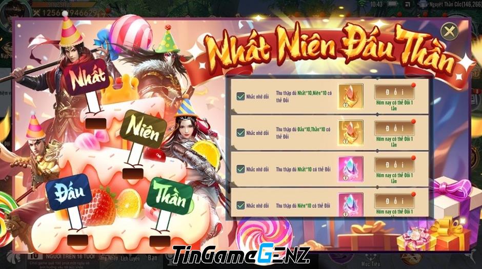 Sinh nhật 1 tuổi ngập quà cùng Đấu Thần Tuyệt Thế Vplay