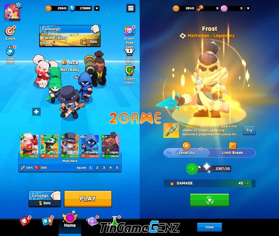 Sinh tồn giữa quái vật trong game SuperSquadGG