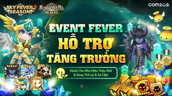 Sky Fever Season - Chuỗi sự kiện đột phá giúp game thủ Summoners War tiến bộ nhanh chóng.