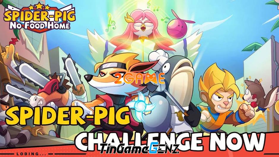 Spider Pig: Trò chơi thú vị lấy cảm hứng từ Người Nhện với chủ đề không gian ăn