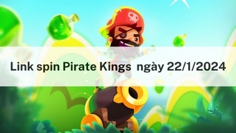 Spin miễn phí hôm nay 22/1/2024 tại Pirate Kings