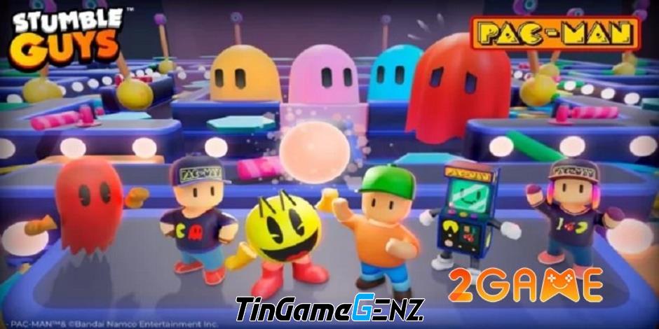 Stumble Guys và PAC-MAN hợp tác trong sự kiện đáng nhớ