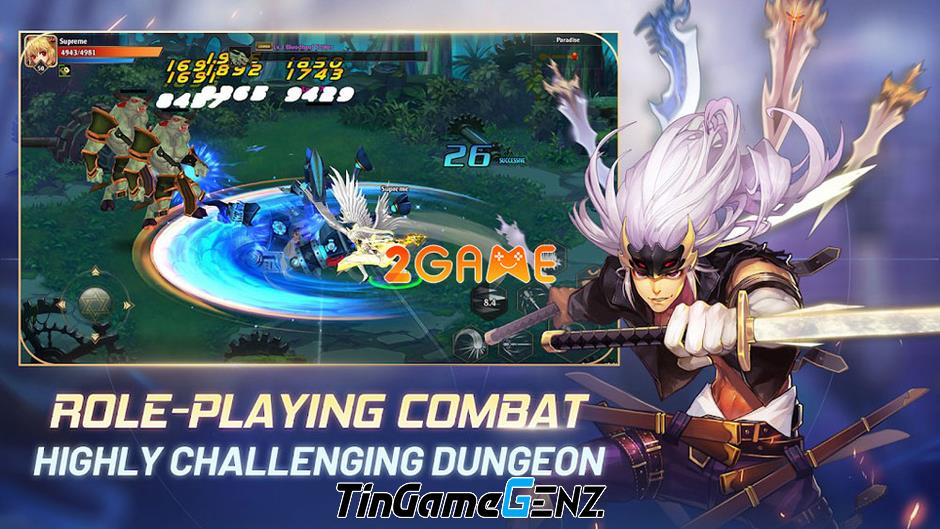 Sword Realms M - Game nhập vai màn hình ngang không kém siêu phẩm