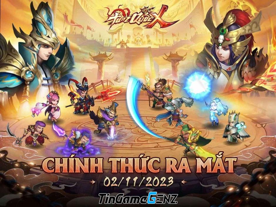 Tam Quốc X: Game chiến thuật hấp dẫn, thu hút hàng triệu người chơi, do Funtap ra mắt vào tháng 11