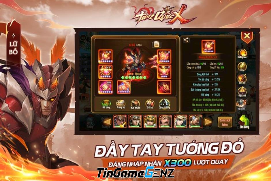 Tam Quốc X: Game mobile kết hợp Chiến Thuật, Nhập Vai và Thẻ Tướng sắp ra mắt.