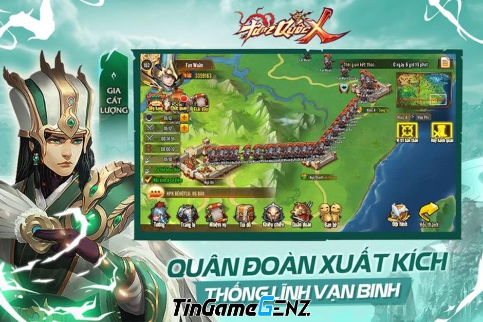 Tam Quốc X: Game mobile kết hợp Chiến Thuật, Nhập Vai và Thẻ Tướng sắp ra mắt.