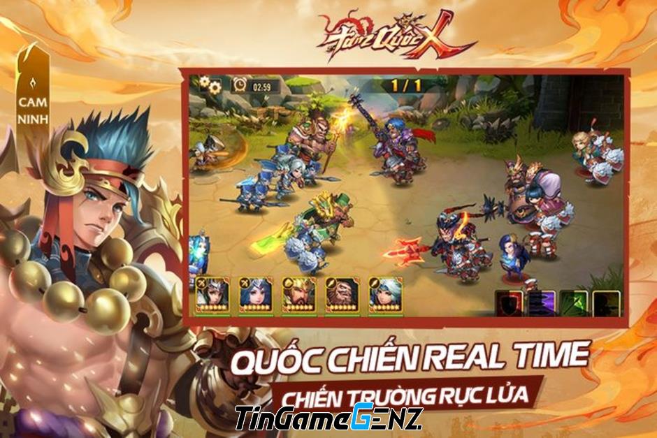 Tam Quốc X: Game mobile kết hợp Chiến Thuật, Nhập Vai và Thẻ Tướng sắp ra mắt.