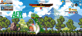 Tập hợp đội anh hùng trong game Pixel Heroes Idle