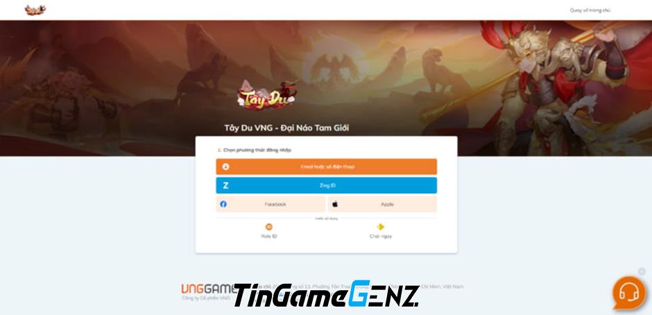 Tây Du VNG: Đại Náo Tam Giới ra mắt với hàng ngàn giftcode miễn phí cho game thủ.