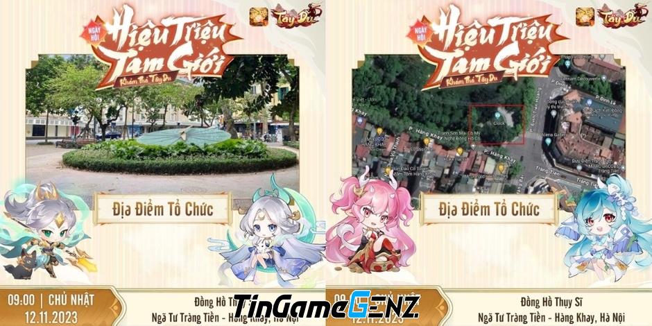 Tây Du VNG ra mắt game tại trung tâm Hà Nội: Đại Náo Tam Giới