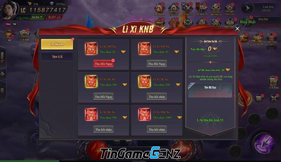 Teaser game Kiếm Vũ CMN: Quà tặng trị giá lên đến 100 triệu