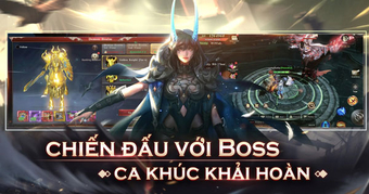 Tham gia chiến đấu căng thẳng trong game MMORPG Liên Minh Thiên Sứ Gamota.