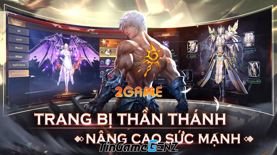 Tham gia chiến đấu căng thẳng trong game MMORPG Liên Minh Thiên Sứ Gamota.