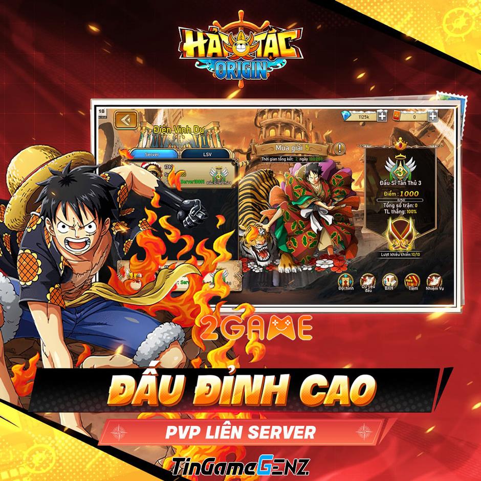 Tham gia Đại Hải Trình cùng băng mũ rơm trong game thẻ tướng Hải Tặc Origin sắp ra mắt