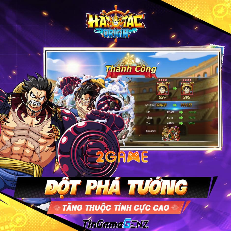 Tham gia Đại Hải Trình cùng băng mũ rơm trong game thẻ tướng Hải Tặc Origin sắp ra mắt