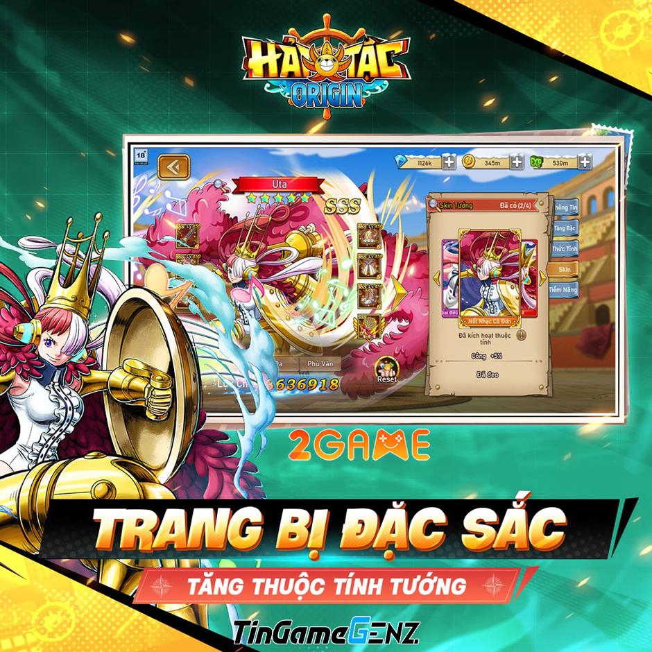 Tham gia Đại Hải Trình cùng băng mũ rơm trong game thẻ tướng Hải Tặc Origin sắp ra mắt