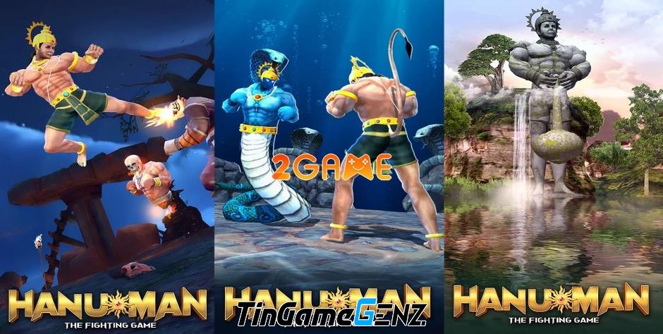 Tham gia trận chiến với Thần Khỉ trong trò chơi Hanuman & Fighters Versus Evil