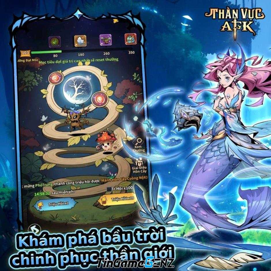 "Thần Vực AFK: Game Đấu Tướng Chiến Thuật Sắp Ra Mắt"