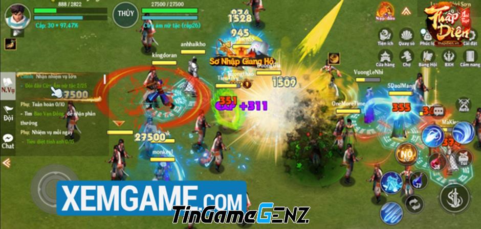 Thập Diện Mai Phục – Game kiếm hiệp chính thức 100% phát triển bởi người Việt