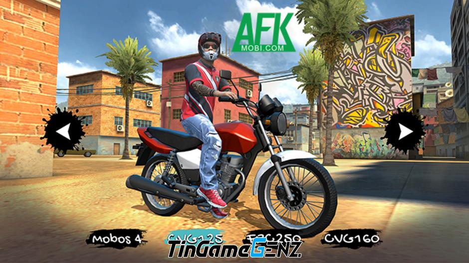 Thể hiện sự tự do lái xe mô tô và thực hiện động tác mạo hiểm trong trò chơi Bike games