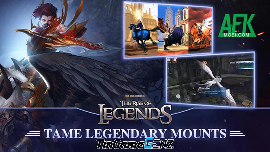 The Rise of Legends: Trò chơi MMORPG cho bạn tạo câu chuyện thần thoại của riêng mình