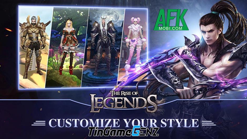 The Rise of Legends: Trò chơi MMORPG cho bạn tạo câu chuyện thần thoại của riêng mình