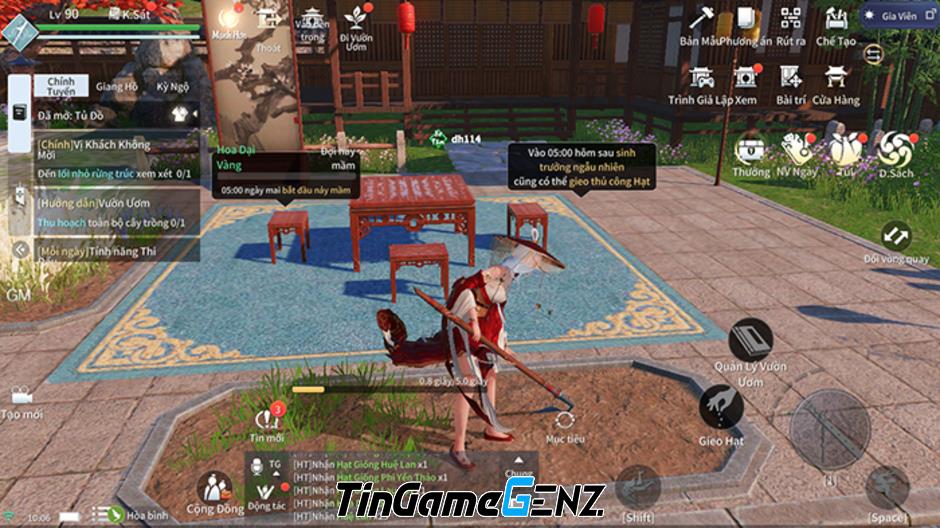 Thiên Nhai Minh Nguyệt Đao VNG: Khơi dậy đam mê nông trại của game thủ