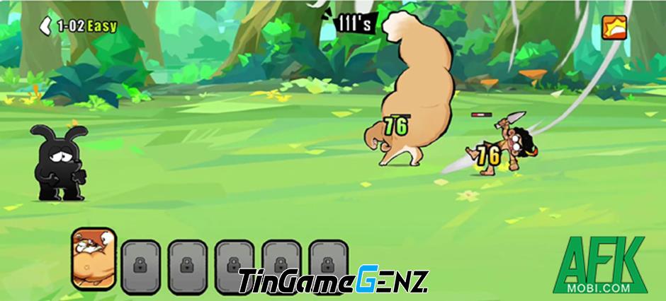 Thỏa thích tận hưởng hài hước cùng game Animal Rumble: Idle RPG với các cú mổ của bầy Thú