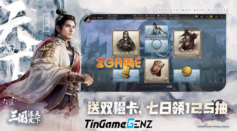 Three Kingdoms: Conquering the World – Game SLG của Bilibili.