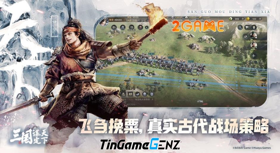 Three Kingdoms: Conquering the World – Game SLG của Bilibili.