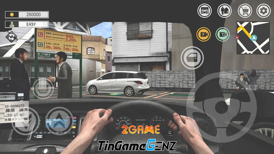 Thư giãn cuối tuần với game lái xe mô phỏng Japan Taxi Simulator: Driving.