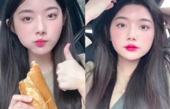 Tiên nữ ăn mukbang trong xế hộp, khéo léo "chơi chiêu" giữa đạo nhái