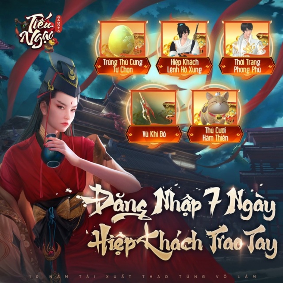 Tiếu Ngạo - Gamota chính thức phát hành: Game thủ sẽ được trải nghiệm bom tấn kiếm hiệp Kim Dung 