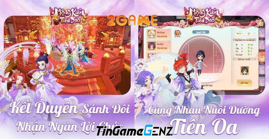 Tính năng nổi bật của game MMORPG Mộng Kiếm Tiêu Dao sắp ra mắt