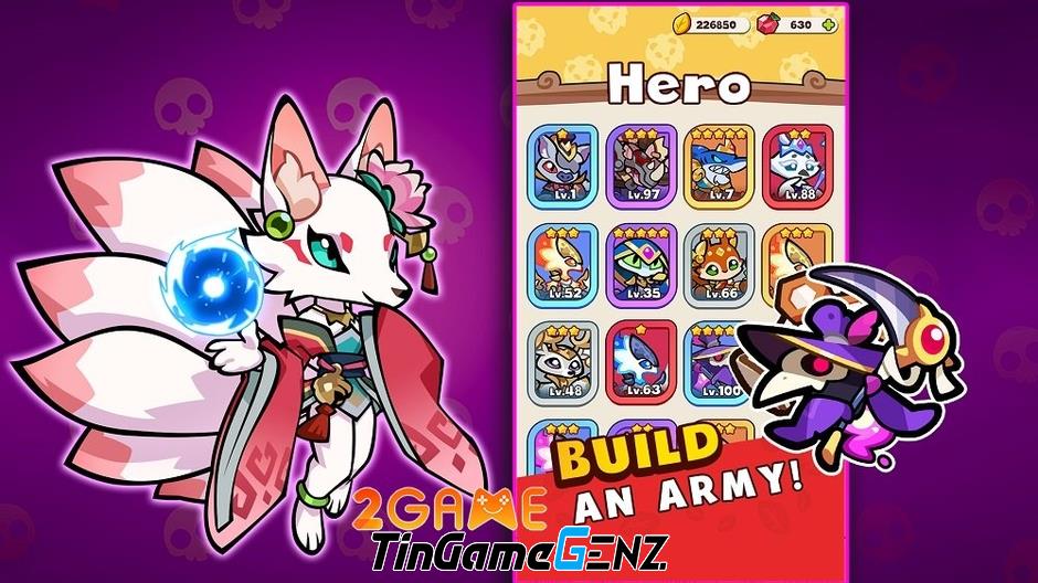 Tiny Animal War: Go - Trò chơi chiến thuật vui nhộn với đồ hoạ đáng yêu