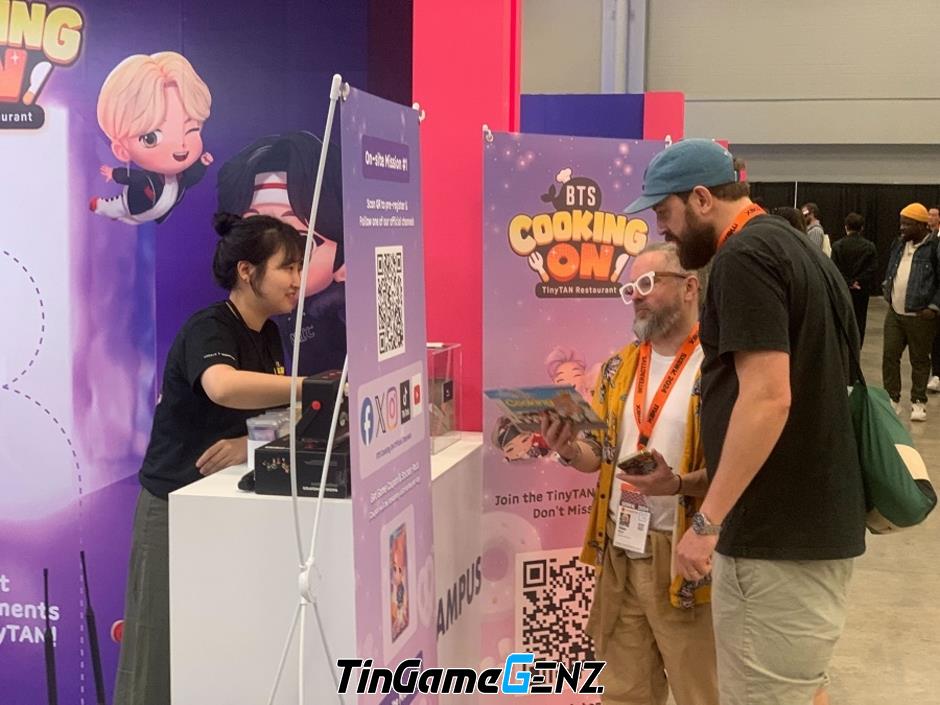 TinyTAN Restaurant của BTS thu hút game thủ tại SXSW 2024