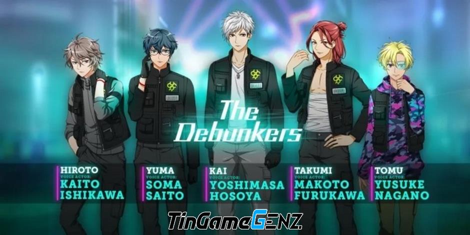 Tokyo Debunker - Game otome hấp dẫn dành cho phái nữ yêu thích game và trai đẹp