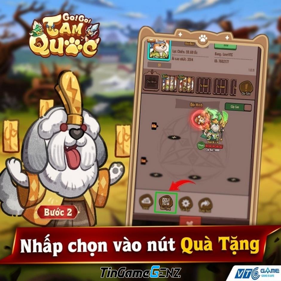 Tổng hợp code GoGo Tam Quốc và hướng dẫn nhập