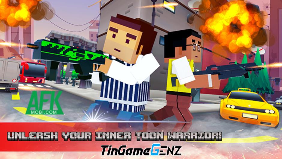 Toon Royale: Game battle royale với đồ họa khối hộp ngộ nghĩnh