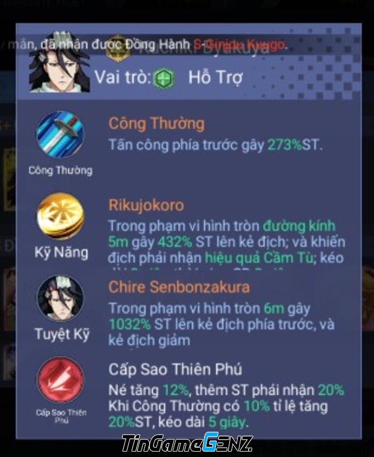 Top 6 đồng hành cần có trong giai đoạn đầu Trảm Hồn Đao Mobile